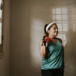 person exercising outdoors