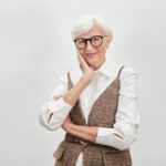 stylish mature woman