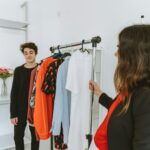 woman matching foundation