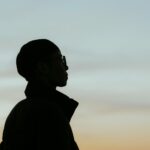 person contemplating